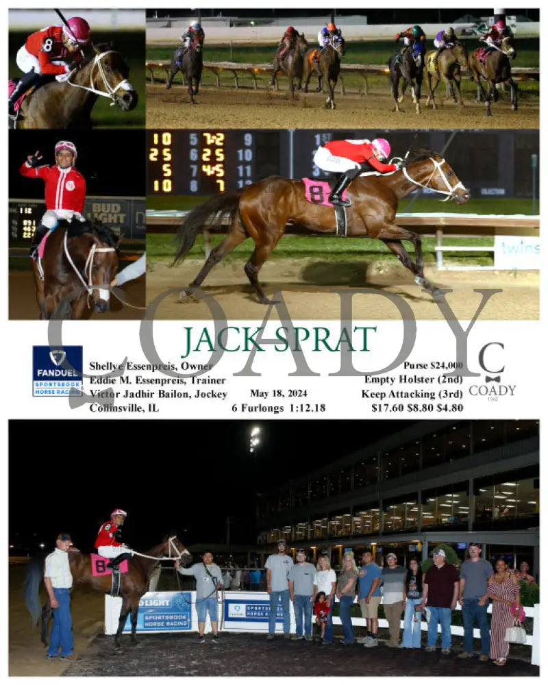 Jack Sprat - 05-18-24 R06 Fan Fanduel Sportsbook Horse Racing
