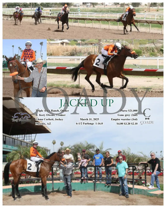 JACKED UP - 03-31-25 - R03 - TUP Turf Paradise