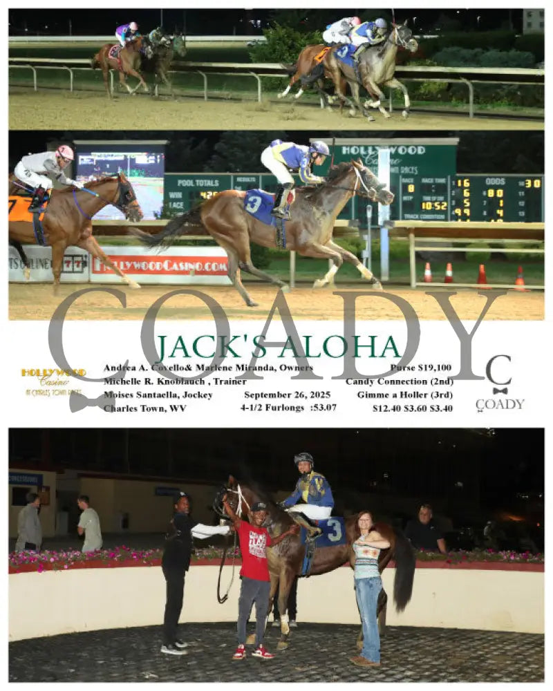 JACK’S ALOHA - 09-26-25 - R08 - CT Hollywood Casino at Charles Town Races