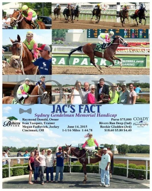 Jac’s Fact - 061415 Race 07 Btp Belterra Park