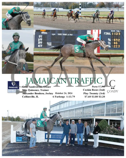 Jamaican Traffic - 10-24-24 R03 Fan Fanduel Sportsbook Horse Racing