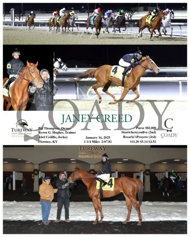 Janey Creed - 011625 Race 09 Tp Turfway Park