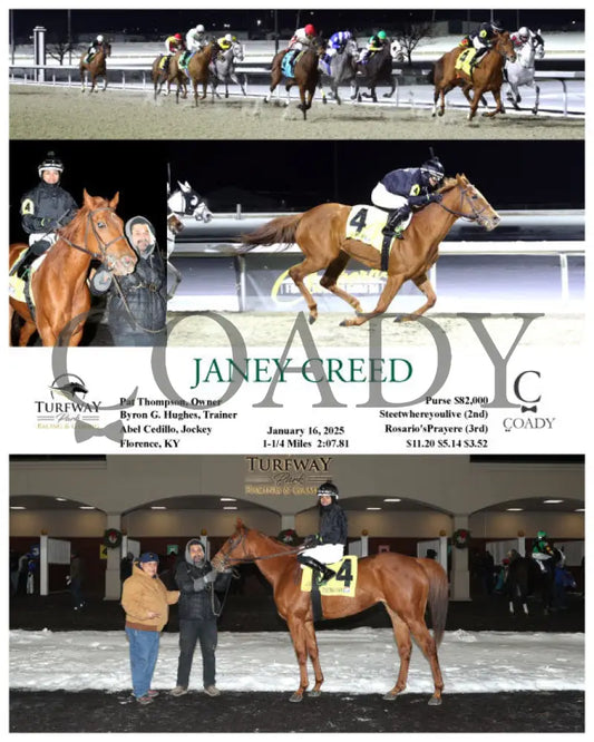 Janey Creed - 011625 Race 09 Tp Turfway Park