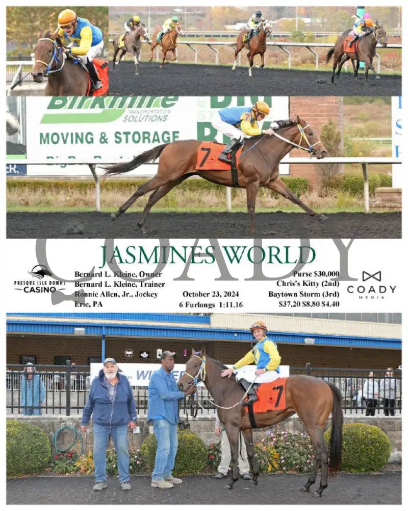 Jasmines World - 10-23-24 R06 Pid Presque Isle Downs
