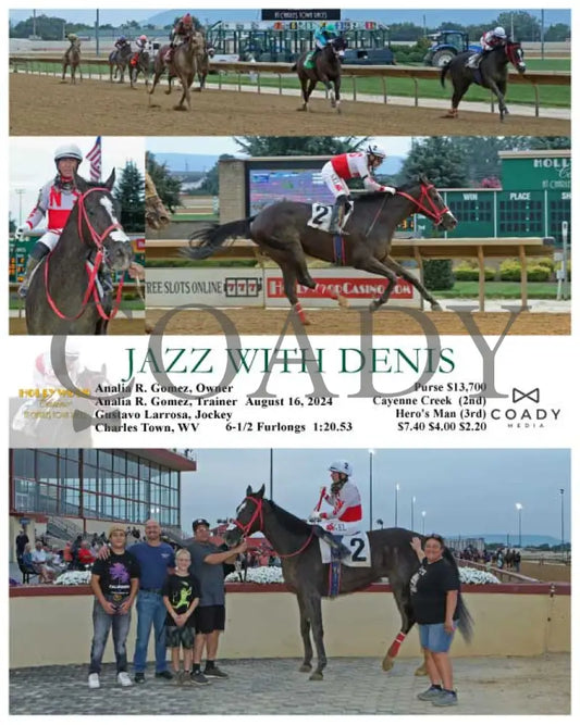Jazz With Denis - 08-16-24 R01 Ct Hollywood Casino At Charles Town Races