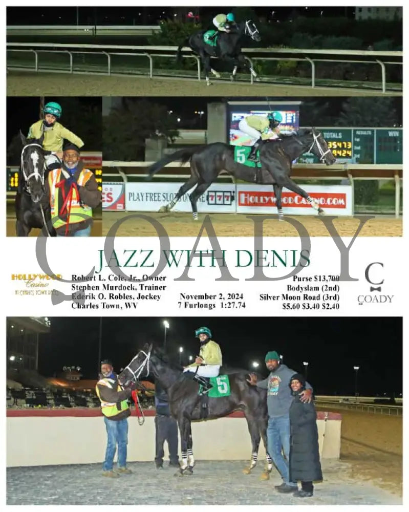 Jazz With Denis - 11-02-24 R08 Ct Hollywood Casino At Charles Town Races