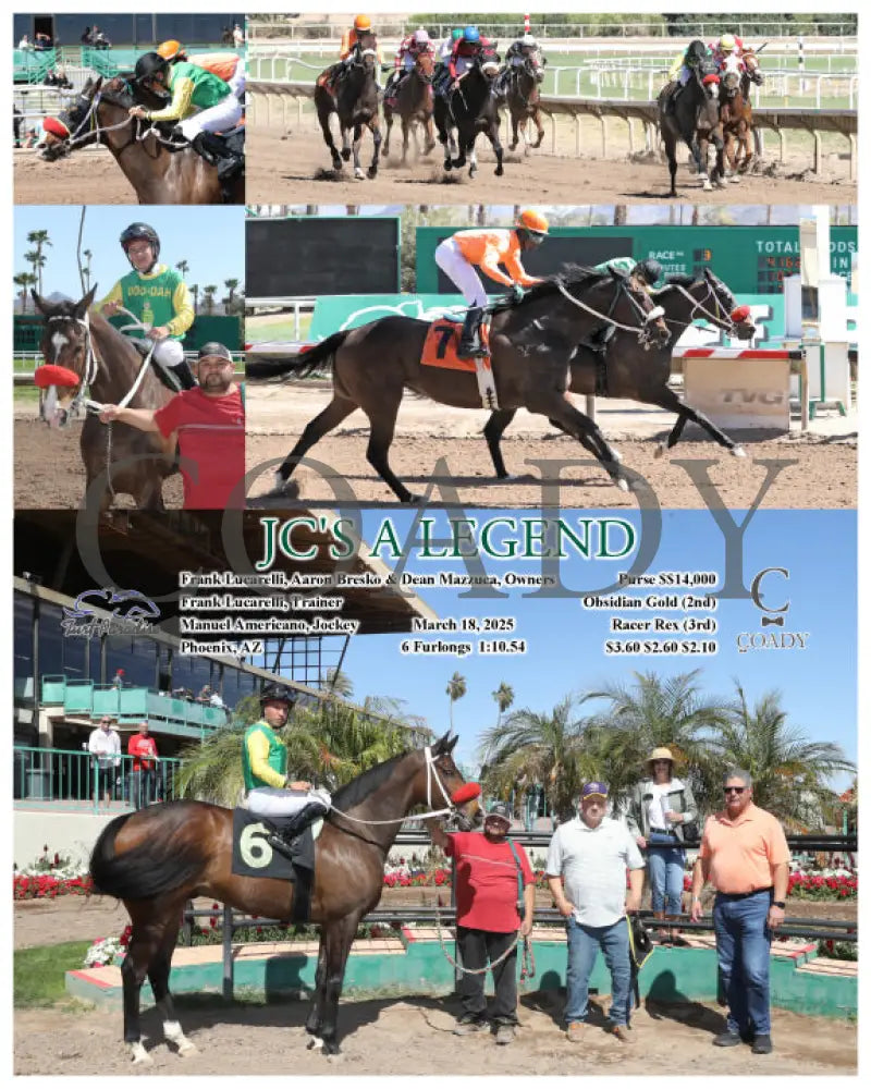 JC’S A LEGEND - 03-18-25 - R03 - TUP Turf Paradise