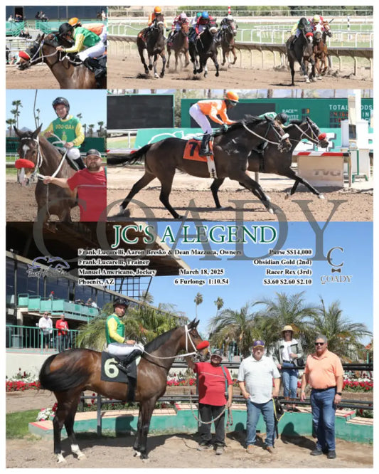 JC’S A LEGEND - 03-18-25 - R03 - TUP Turf Paradise