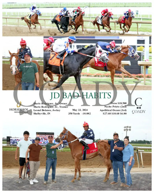 Jd Bad Habits - 05-23-24 R10 Ind Indiana Grand