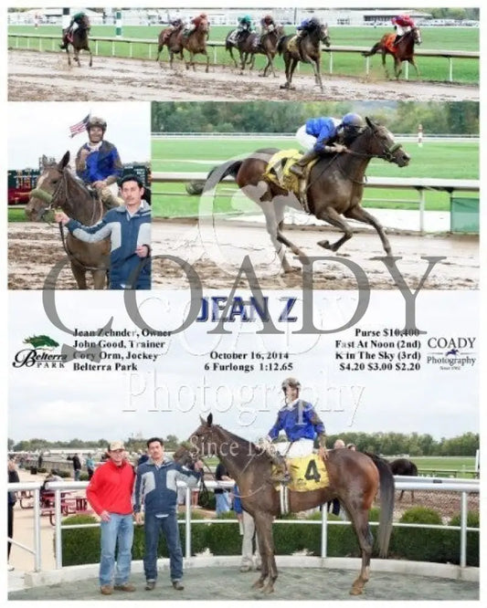 Jean Z - 101614 Race 02 Btp Belterra Park