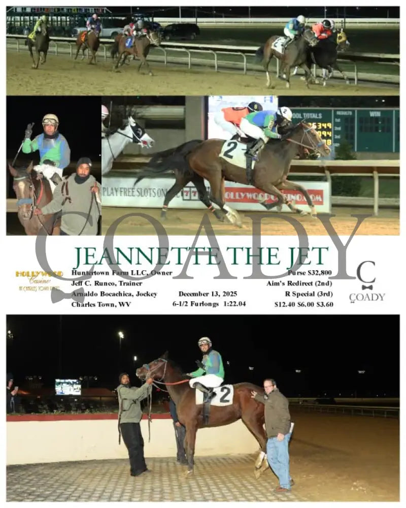 JEANNETTE THE JET - 12-13-25 - R06 - CT Hollywood Casino at Charles Town Races
