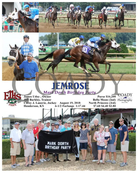 Jemrose - 081918 Race 06 Elp Group Ellis Park