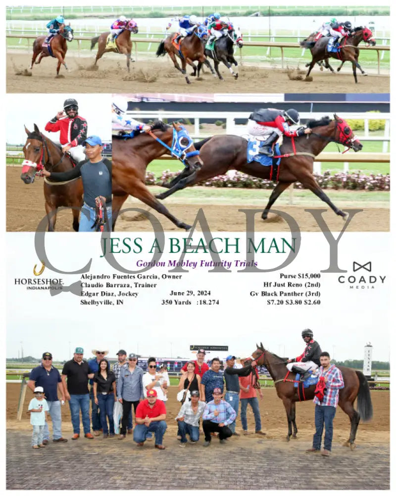 Jess A Beach Man - Gordon Mobley Futurity Trials 06-29-24 R06 Ind Indiana Grand