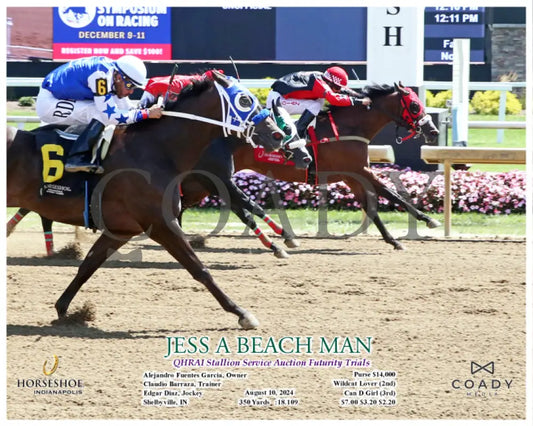 Jess A Beach Man - Qhrai Stallion Service Auction Futurity Trials 08-10-24 R04 Ind Indiana Grand