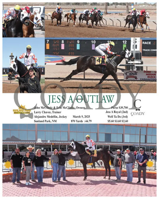 JESS A OUTLAW - 03-09-25 - R02 - SUN Sunland Park