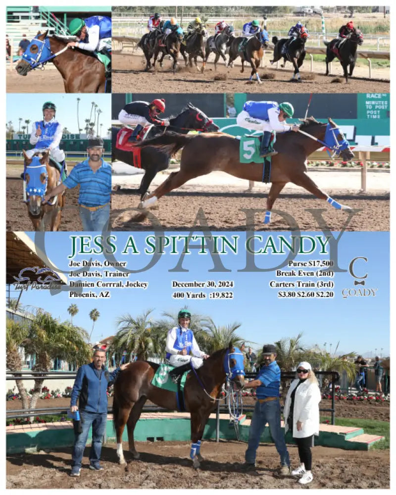Jess A Spittin Candy - 12-30-24 R02 Tup Turf Paradise