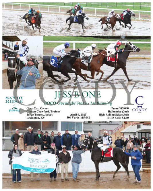 JESS B ONE - BOCO Overnight Stake - 1st Running - 04-06-23 - R06 - SRM - Coady Media - Kurtis Coady Photography