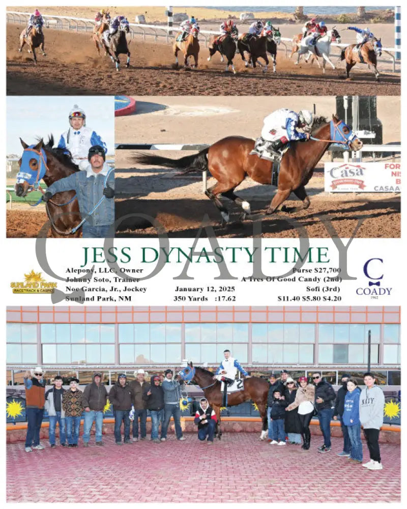 Jess Dynasty Time - 01-12-25 R09 Sun Turfway Park
