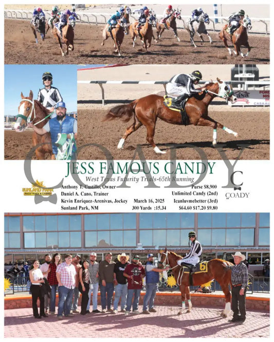 JESS FAMOUS CANDY - West Texas Futurity Trials-65th Running - 03-16-25 - R09 - SUN Sunland Park