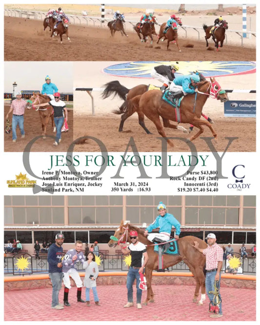 Jess For Your Lady - 03 - 31 - 24 R08 Sun Sunland Park