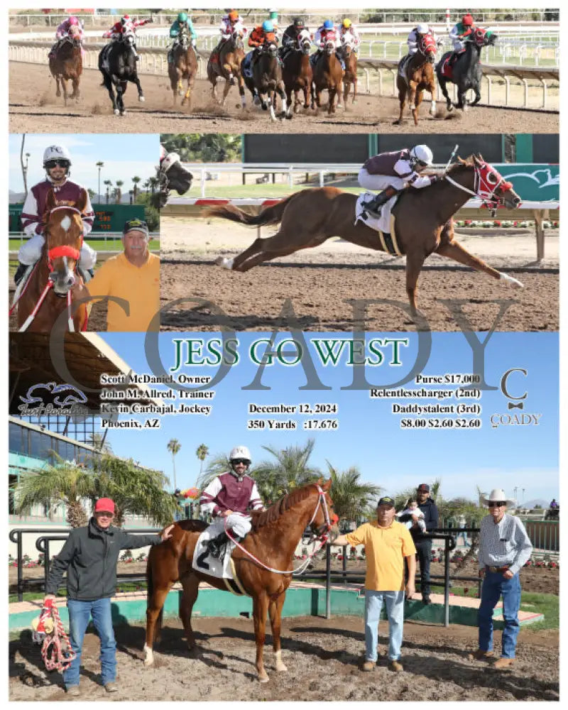 Jess Go West - 12-12-24 R02 Tup Turf Paradise