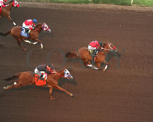 Jess Good Wine - All American Quarter Horse Gold Cup S 09-02-24 R12 The Downs At Albuquerque Aerial