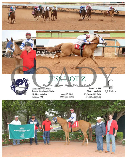 JESS HOT Z - Rainbow Quarter Horse Futurity Trials - 06-27-25 - R09 - RUI Ruidoso Downs