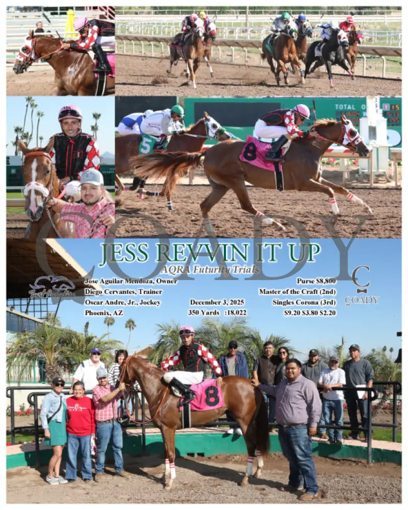 JESS REVVIN IT UP - AQRA Futurity Trials - 12-03-25 - R01 - TUP - Coady Media - Kurtis Coady Photography