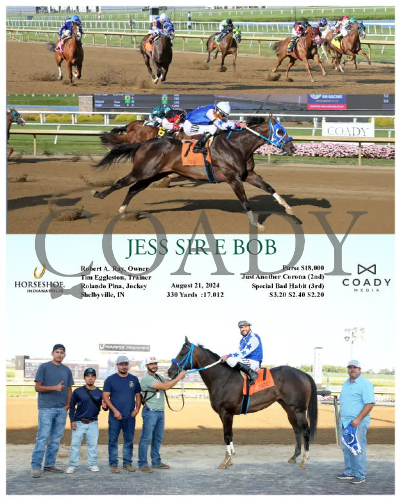 Jess Sir E Bob - 08-21-24 R09 Ind Indiana Grand