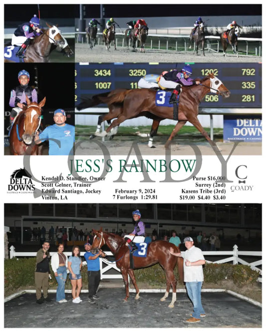 Jess’s Rainbow - 02-09-24 R06 Ded Delta Downs