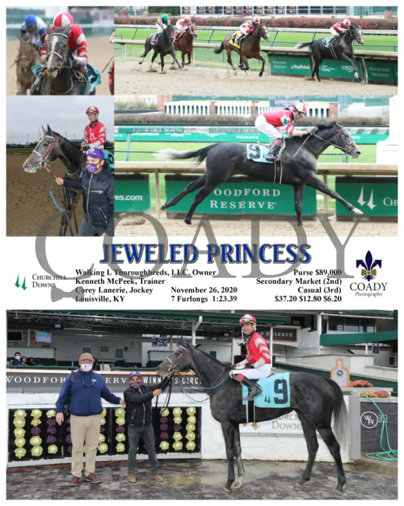 Jeweled Princess - 11-26-20 R08 Cd Churchill Downs