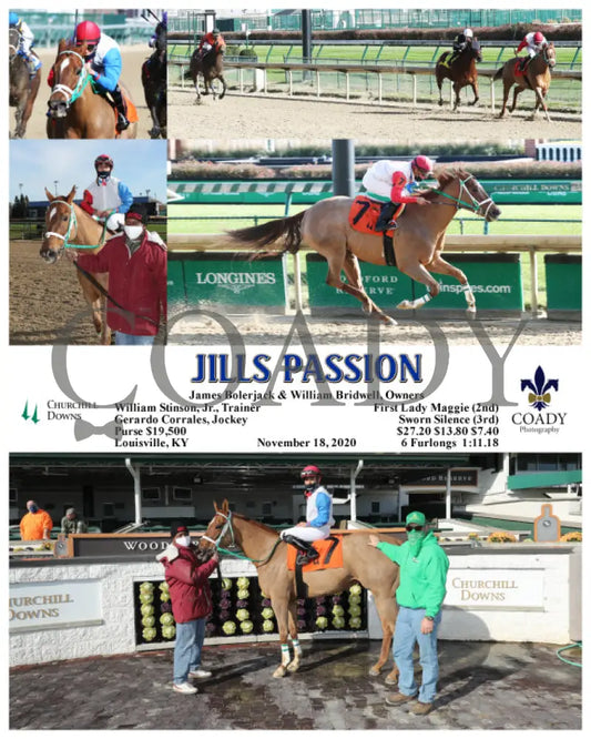 Jills Passion - 11-18-20 R02 Cd Churchill Downs