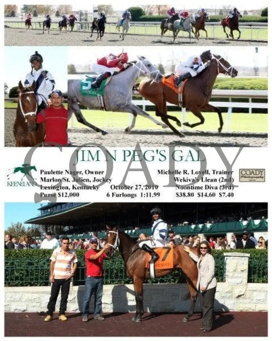 Jim N Peg’s Gal - 102710 Keeneland