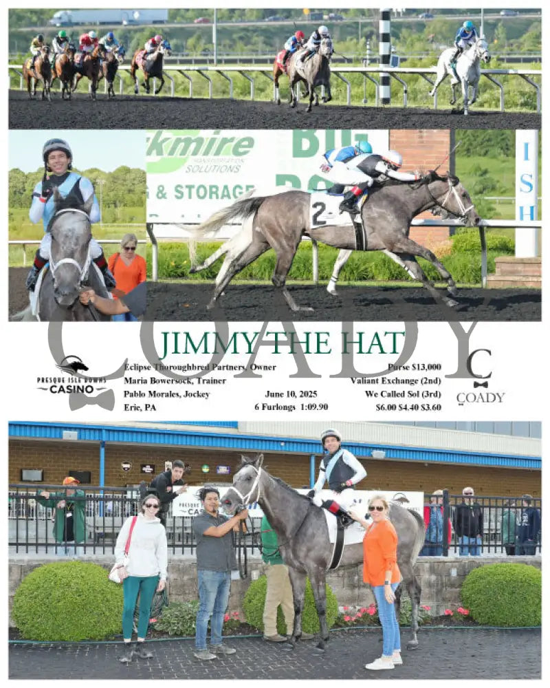 JIMMY THE HAT - 06-10-25 - R08 - PID Presque Isle Downs