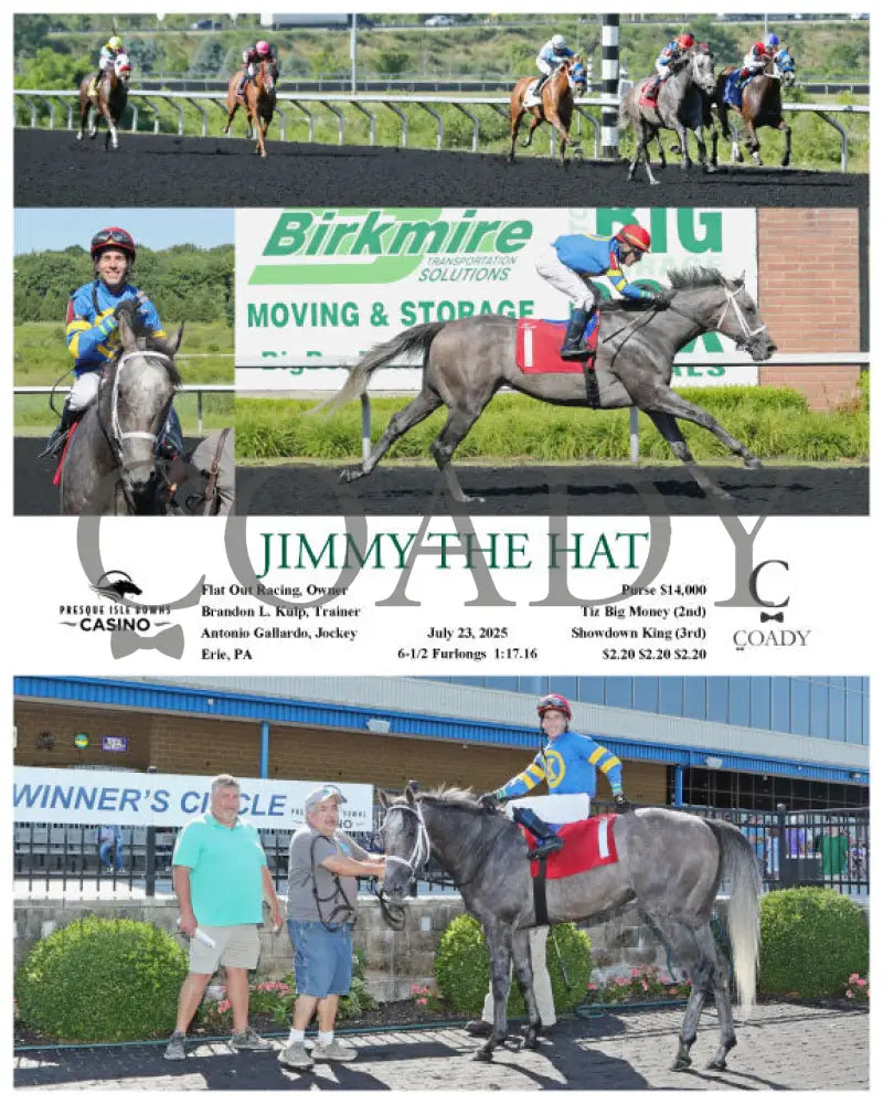 JIMMY THE HAT - 07-23-25 - R04 - PID Presque Isle Downs
