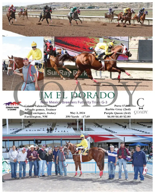 Jm El Dorado - New Mexico Breeders Futurity Trials G-3 05-03-24 R06 Srp Sunray Park