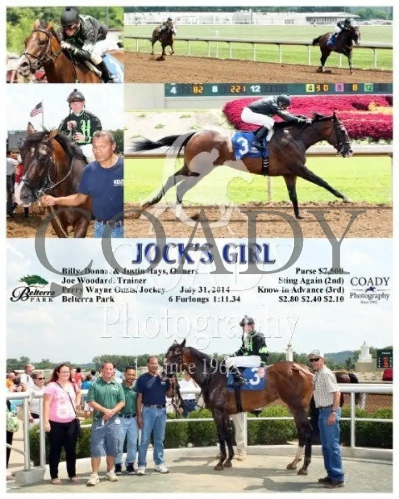 Jock’s Girl - 073114 Race 04 Btp Belterra Park