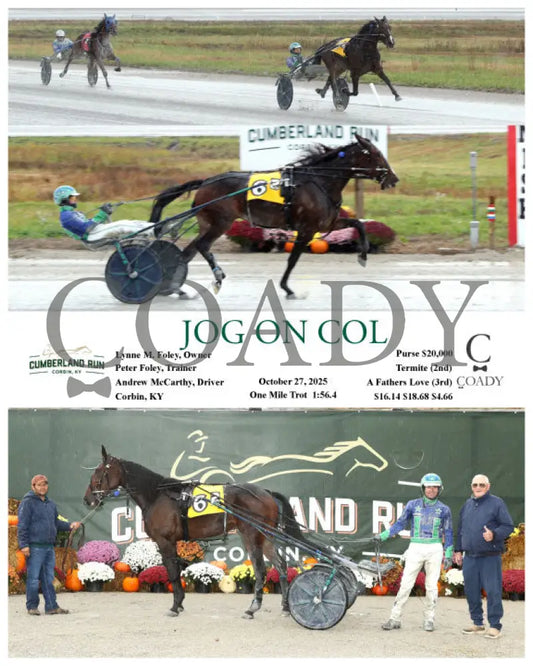 JOG ON COL - 102725 - Race 02 - CMR Presque Isle Downs