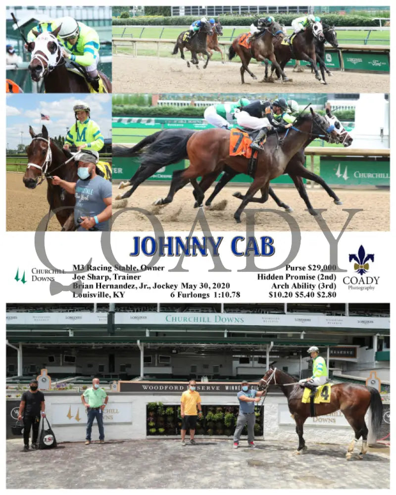 Johnny Cab - 05-30-20 R04 Cd Churchill Downs