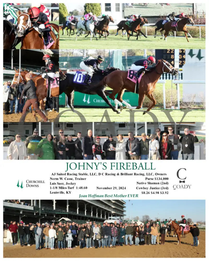 Johny’s Fireball - 11-29-24 R06 Cd Churchill Downs
