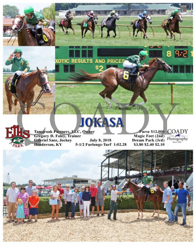 Jokasa - 070818 Race 02 Elp Ellis Park