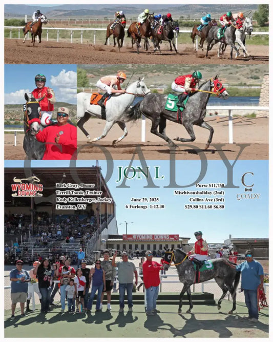JON L - 06-29-25 - R08 - WYO Wyoming Downs