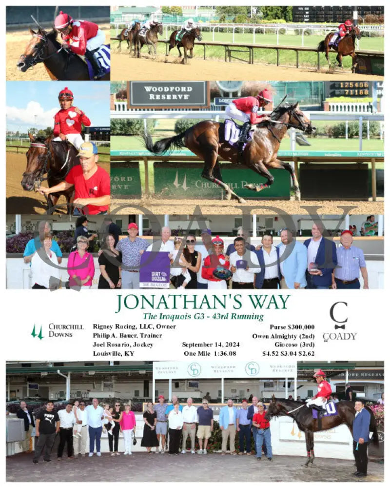 Jonathan’s Way - The Iroquois G3 43Rd Running 09-14-24 R10 Cd Churchill Downs