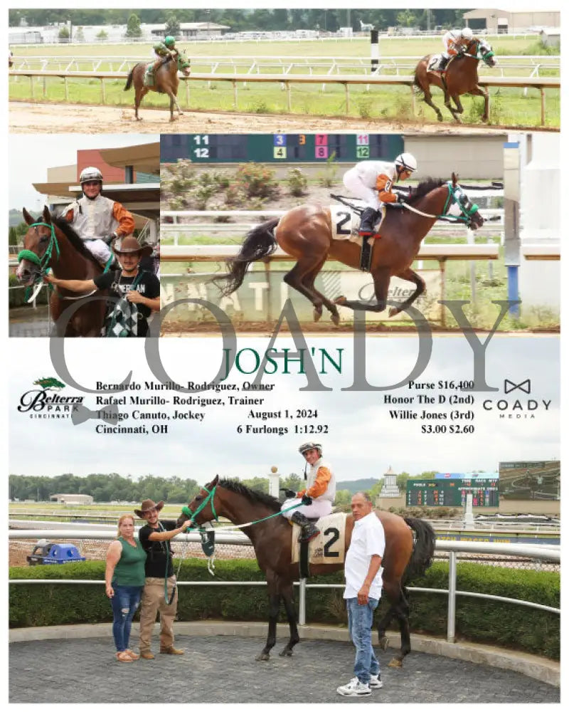 Josh’n - 080124 Race 03 Btp Belterra Park