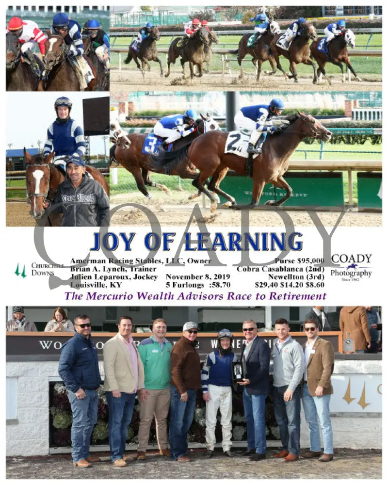 Joy Of Learning - 11-08-19 R05 Cd Churchill Downs