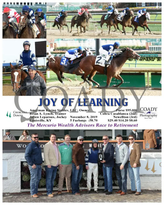 Joy Of Learning - 11-08-19 R05 Cd Churchill Downs