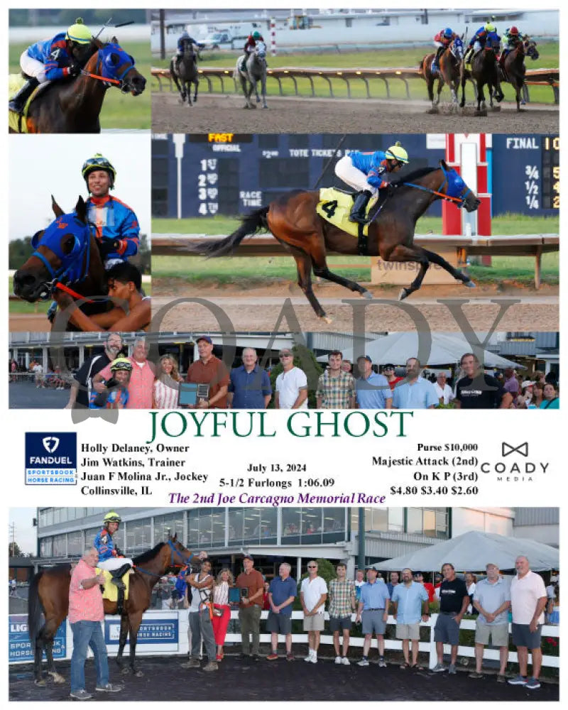 Joyful Ghost - 07-13-24 R02 Fan Fanduel Sportsbook Horse Racing