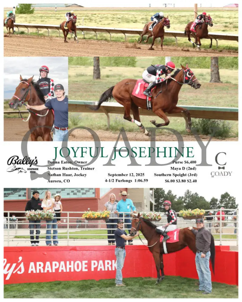 JOYFUL JOSEPHINE - 09-12-25 - R05 - ARP Arapahoe Park