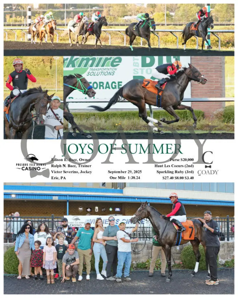 JOYS OF SUMMER - 09-29-25 - R05 - PID Presque Isle Downs