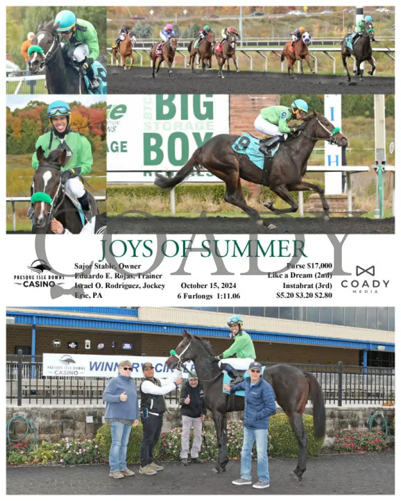 Joys Of Summer - 10-15-24 R04 Pid Presque Isle Downs